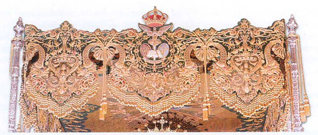 Antiguas bambalinas del paso de palio