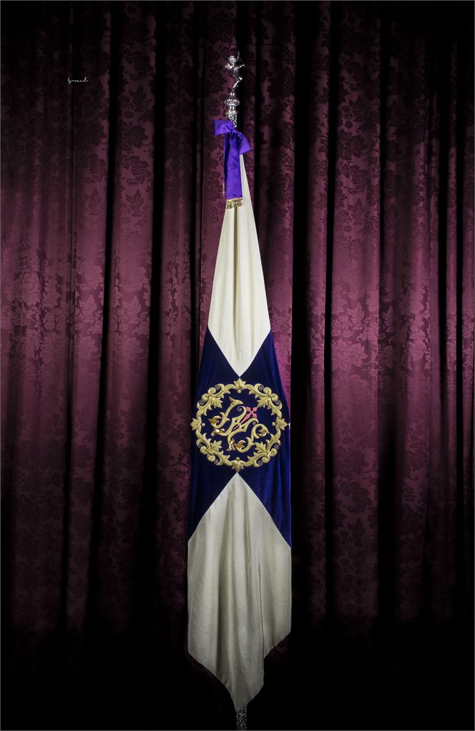 Bandera morada